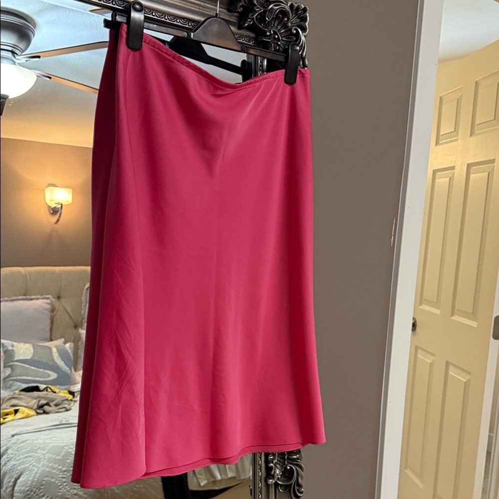 Chic Pink A-Line Women's Skirt